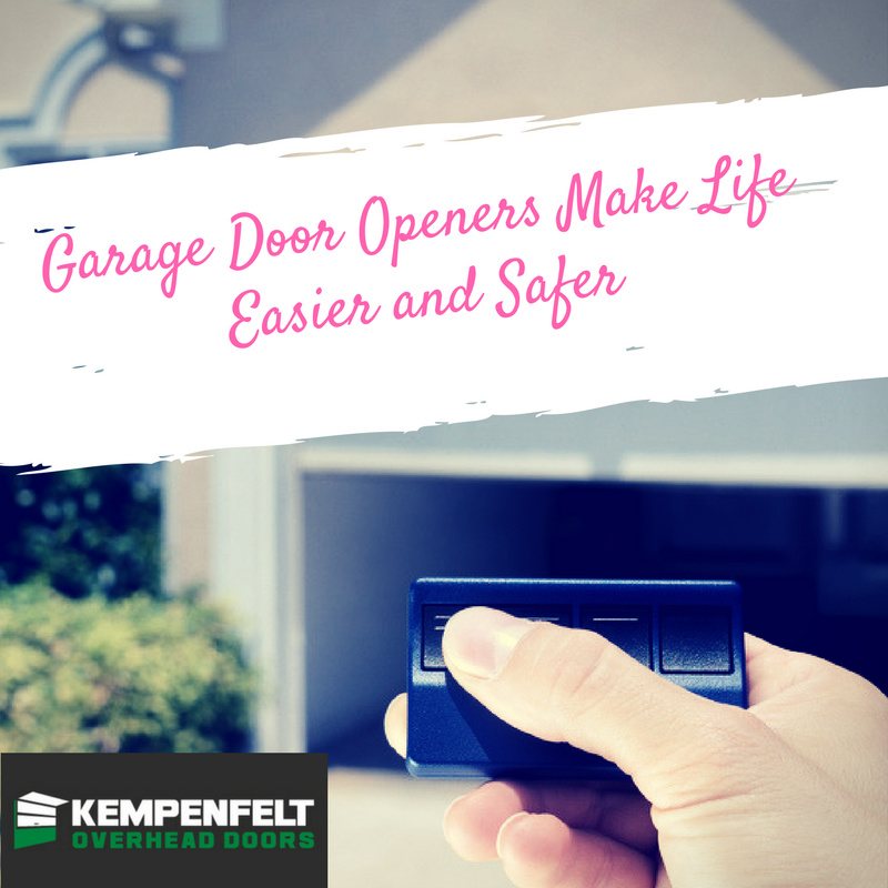 Garage Door Openers Make Life Easier and Safer